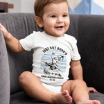 Gepersonaliseerd Grappig Jezus Net Dunked 100% Katoenen Baby Rompertje met Kerknaam en Doopdatum Doop Baby Douche Cadeau voor Baby Pasgeborene