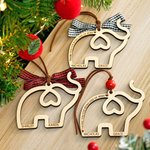 Personlig trähjärta elefant systerskap prydnad med namn vänskap Keepsake födelsedag julklapp för systrar bästa vänner