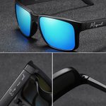 Gafas de sol personalizadas multicolor polarizadas con protección UV y texto regalo de fiesta en la playa y cumpleaños para mujeres y hombres