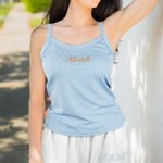 Personalised Multicolour Embroidered Vest Sweatpants Set with Name and Date Birthday Wedding Party Gift for Women Girls