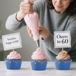 Personalized Multicolor Cupcake Wrappers with Text 12 Pcs Birthday Wedding Party Favor for Baking Enthusiasts