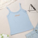 Personalised Multicolour Embroidered Vest Sweatpants Set with Name and Date Birthday Wedding Party Gift for Women Girls