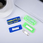 Gepersonaliseerde Multicolor Set van 2 3D Wolk Rechthoek Naam Badge met Beroep Verjaardag Inductie Cadeau voor Geregistreerd Verpleegkundige Medisch Personeel Opvoeder