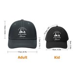 Casquette de baseball de golf multicolore personnalisée avec nom Cadeau d'anniversaire pour les enfants et les adultes amateurs de golf