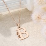 Personalized Simple Initial Name Combination Necklace Jewellery Graduation Birthday Anniversary Gift for Women