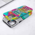 Personalized Funny Dalmatian Dot Name Phone Case for iPhone or Samsung Birthday Mother's Day Gift for Women