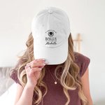 Casquette de baseball de golf multicolore personnalisée avec nom Cadeau d'anniversaire pour les enfants et les adultes amateurs de golf