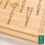 Personalized Everything Tastes Better Bamboo Cutting Board with Juice Groove Engraved Title and Name Housewarming Father's Day Gift for Dad Grandpa