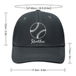 Personalized Multicolor Baseball Bat Helmet Design Kid or Adult Baseball Cap with Name Ourdoor Sports Birthday Travel Gift for Baseball Lover
