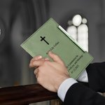 Gepersonaliseerd Communiekruis Naam Tekst Datum PU Leren Dagboek Notitieboekje met Pen en 160 Gelinieerde Pagina's Verjaardag Gebed Religieus Geschenk voor Christenen