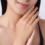 Henkilökohtainen Zirkoni Infinity Double Heart Birthstones Ring kaiverrettu nimet Ystävänpäivä Vuosipäivä Syntymäpäivä Lahja naisille