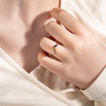 Personalized Vintage 1-5 Marquise Birthstone Ring Dainty Jewelry Anniversary Mother's Day Birthday Gift for Women Mother Grandmother