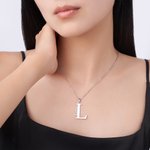 Personalized Simple Initial Name Combination Necklace Jewellery Graduation Birthday Anniversary Gift for Women