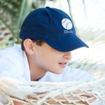 Personalised Tennis Player Silhouette Sport Baseball Hat with Name Birthday Holiday Gift for Kids Adults Tennis Lovers