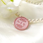 Personalized Monogram Design Envelope Wax Seal Stickers with Name and Initial Set of 20 Party Gift Wedding Invitation Decor