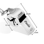 Fischietto con cordino personalizzato con nome e modelli diversi soprtivi regalo ideale per scuola o sport all'aperto per allenatori o insegnanti