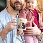Personalized Photo Ceramic Coffee Mug with Text Anniversary Father's Day Birthday Gift for Man