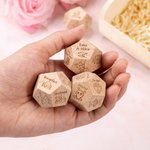 Personalized  Wooden Date Night Dice and Box with Name Wedding  Anniversary Valentine's Day Gift for Couples