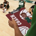 Personalized Cartoon Basketball Football Character Acrylic Clipboard with Name and Title Birthday Appreciation Gift for Coach Team Member