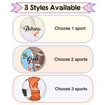 Personnalisé Softball Badminton Basketball Sports Acrylic Bag Charm Accessories for Bogg with Name Game Birthday Gift for Sports Ball Lovers