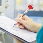 Personalized Cute Glitter Nurse Theme Pattern Push Ballpoint Pen with Name Appreciation Graduation Birthday Gift for Nurse Doctor Medical Staff