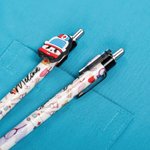 Personalized Cute Glitter Nurse Theme Pattern Push Ballpoint Pen with Name Appreciation Graduation Birthday Gift for Nurse Doctor Medical Staff