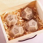 Personalized  Wooden Date Night Dice and Box with Name Wedding  Anniversary Valentine's Day Gift for Couples