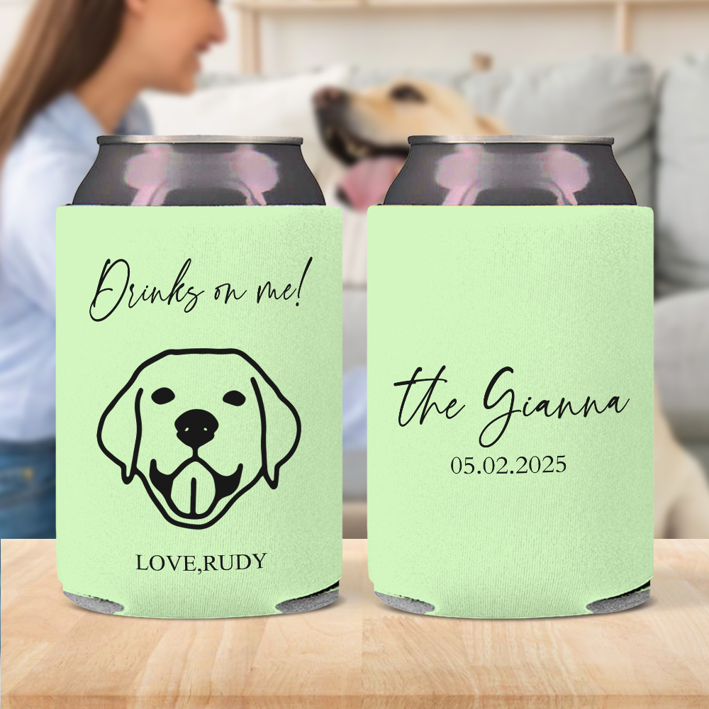 Sac à dos pour glacière avec nom et date Cadeau d'anniversaire pour les amateurs d'animaux de compagnie Les amateurs de bière