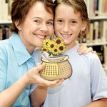 Personalisierter Sonnenblume Kaktus Blumentopf Ewiger Kalender Acryl Anhänger mit Text Tisch Deko Dankeschön Abschied Geschenk für Lehrer Lehrerinnen