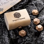 Personalized  Wooden Date Night Dice and Box with Name Wedding  Anniversary Valentine's Day Gift for Couples