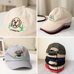 Casquette de baseball brodée avec le nom de l'animal Cadeau d'anniversaire pour les propriétaires d'animaux de compagnie.