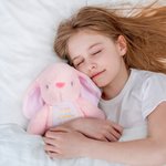 Personalized I Am Kind Positive Affirmation Stuffed Bunny Plush Toy with Name Birthday Baptism Baby Shower Gift for Kids