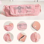 Personlig förvaringsväska med namn och värmebeständig matta för hårverktyg för hästshowen Födelsedagspresent för kvinnor Equestriennes