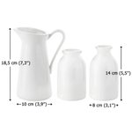 Vase à Fleurs en Céramique Personnalisé avec 1-8 Noms et Fleurs de Naissance à Motif Papillon Anniversaire Cadeau Fête des Mères pour Maman Famille