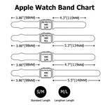 Personalized Sun Moon Multicolor Silicone Watch Band for Apple with Engraved Name Birthday Anniversary Gift for Friends