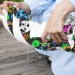 Henkilökohtainen Monivärinen Neon Fluoresenssi Ylimitoitettu mikrokuituliina rantapyyhe valokuvalla Beach Party Essential syntymäpäivälahja perheelle ystäville