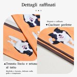 Foulard multicolore personalizzato con la foto degli animali domestici e nome regalo di compleanno o quotidiano per donne e amanti degli animali