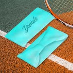 Fascia sportiva elastica antisudore personalizzata con nome a colori sfumati accessorio sportivo regalo di compleanno per amanti dello sport