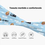 Fascia sportiva personalizzata con slogan foto dell'animale e nome elastica e multicolore antisudore accessorio sportivo regalo per amanti dello sport