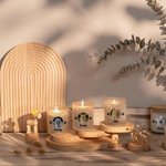 Gepersonaliseerde Kaarsenpot met Honden- of Kattenpootafdruk Foto Naam en Jaartal met LED-kaars Houten Deksel Herdenkingscadeau voor Huisdierverlies