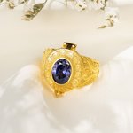 Personalized Vintage Medieval Historical Birthstone Poison Ring with Secret Message Anniversary Birthday Gift for Women