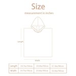 Personalized 3D Mermaid Underwater World Soft Quick Dry Kid Hooded Beach Towel with Name Summer Vacation Travel Birthday Gift for Girls Mermaid Lovers