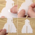 Personalised Faux Glitter Face Photo Graduation Congrats Cupcake Toppers with Name Biscuit Cake Decor Graduation Party Gift for Graduates