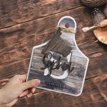 Personalized Hollow Initial Western Cow Tag Wooden Desktop Ornament with Name and Holder Home Farmhouse Decor Birthday Gift for Framers Cow Lovers