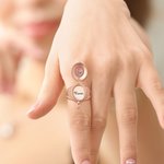 Personalized Vintage Medieval Historical Birthstone Poison Ring with Secret Message Anniversary Birthday Gift for Women