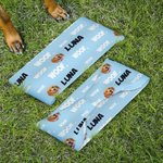 Fascia sportiva personalizzata con slogan foto dell'animale e nome elastica e multicolore antisudore accessorio sportivo regalo per amanti dello sport