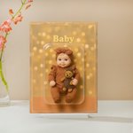 Personalized Photo Character 3D Effect Acrylic Plaque with Title and Base Desk Decor Anniversary Birthday Gift for Family Friends