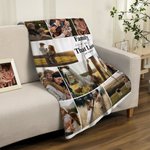 Personalized Family is a Gift That Lasts Forever Picture Collage Soft Throw Blanket Home Decor Birthday Mother's Day Gift for Family Friend