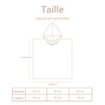 Serviette de Plage à Capuche Personnalisée avec Nom et Motif d'Animal Accessoire de Plage Cadeau Anniversaire Vacances pour Enfants