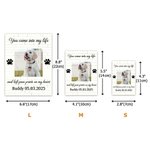 Personalised Cute Pet Photo ABS Building Brick Puzzles with Name and Text Desk Decor Birthday Anniversary Memorial Gift for Pet Lovers